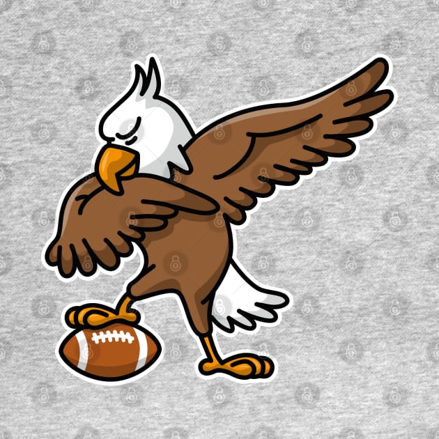 Dabbing dab American Eagle American football by LaundryFactory